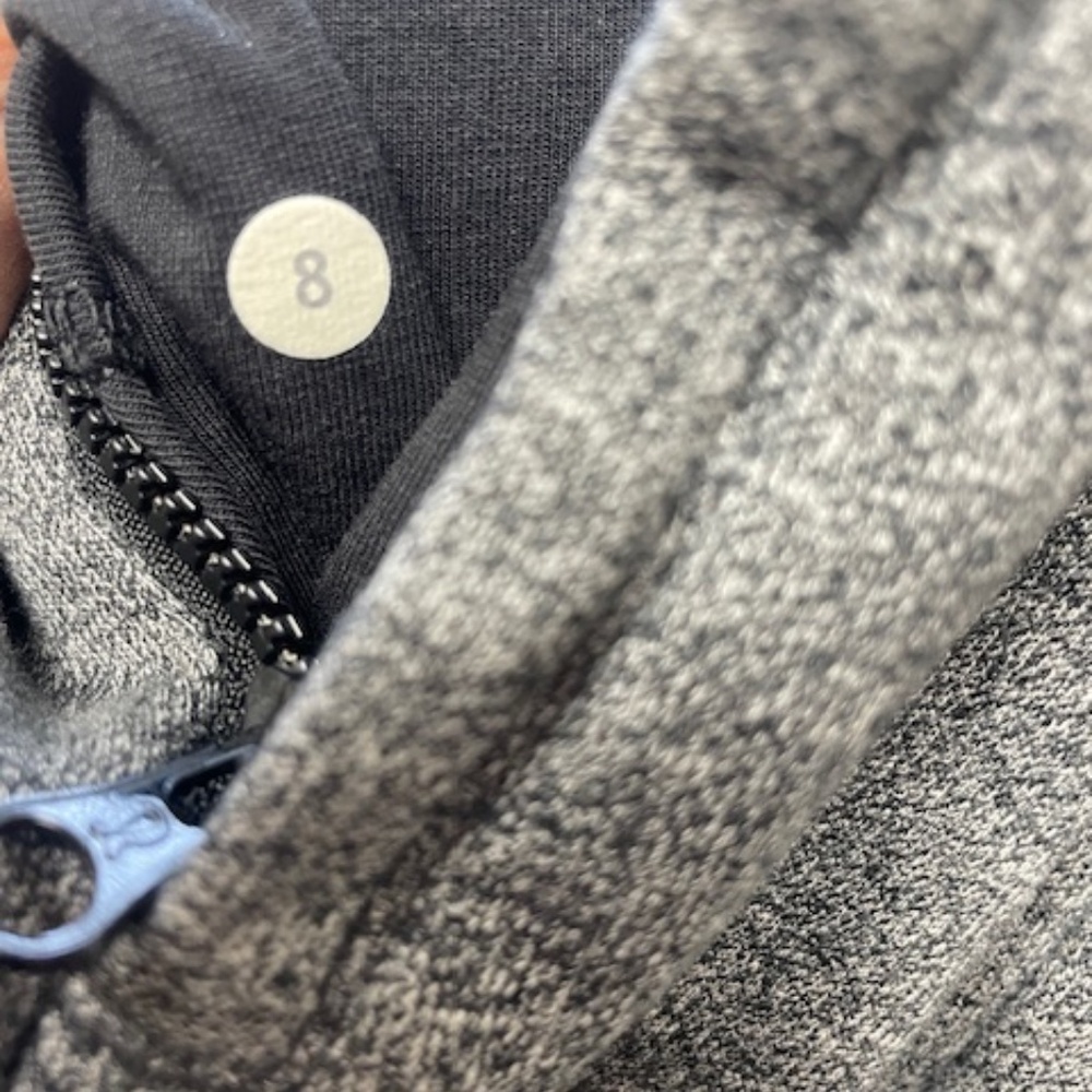 Lululemon Karmacollected Specled Black Zip Snap Jacket - Picture 11 of 15